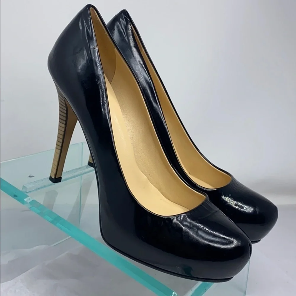 Kate Spade New York Sz 9.5 Patent Black Pumps